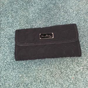 Vera Bradley black magnetic wallet